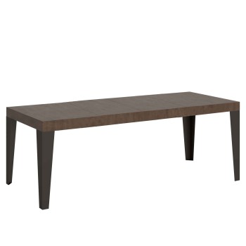 Flame Premium Anthracite Table - Extendable table 90x160/264 cm Flame Premium White Ash Anthracite frame