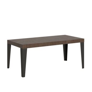 Flame Premium Anthracite Table - Extendable table 90x90/246 cm Flame Premium White Ash Anthracite frame