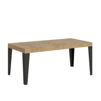 Flame Premium Anthracite Table - Extendable table 90x90/246 cm Flame Premium White Ash Anthracite frame