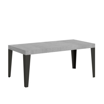 Flame Premium Anthracite Table - Extendable table 90x90/246 cm Flame Premium White Ash Anthracite frame