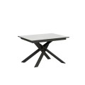 Extendable table 90x120/180 cm Ganty - Anthracite edge Anthracite frame