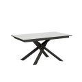 Extendable table 90x160/220 cm Ganty - Anthracite edge Anthracite frame