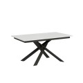 Extendable table 90x160/220 cm Ganty - edge in Anthracite frame colour