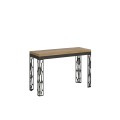 Opening table 120/200x45/90 cm Ghibli Double Anthracite frame