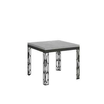 Ghibli Libra Anthracite Table - Opening table 90x90/180 cm Ghibli Libra Oak Nature Anthracite frame