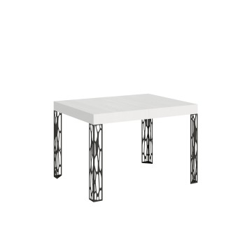 Ghibli table - Extendable table 70x110/194 cm Ghibli White Ash Anthracite frame