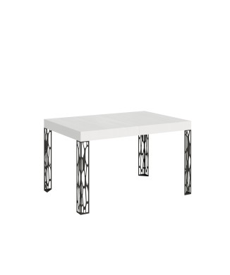 Ghibli table - Extendable table 90x120/224 cm Ghibli White Ash Anthracite frame