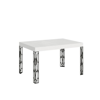 Ghibli table - Extendable table 90x120/224 cm Ghibli White Ash Anthracite frame