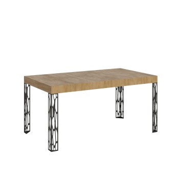 Ghibli table - Extendable table 90x160/264 cm Ghibli White Ash Anthracite frame