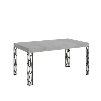 Ghibli table - Extendable table 90x160/264 cm Ghibli White Ash Anthracite frame