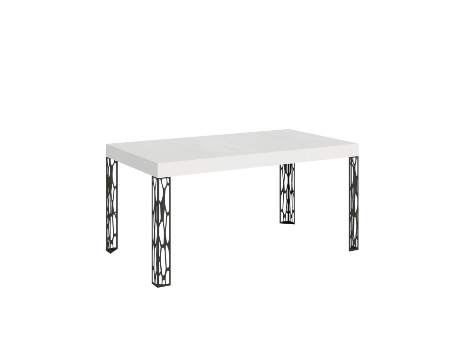 Ghibli table - Extendable table 90x160/264 cm Ghibli White Ash Anthracite frame