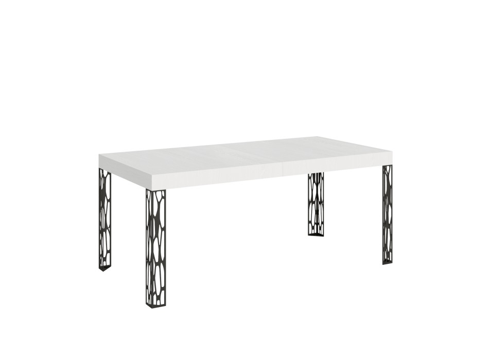 Ghibli table - Extendable table 90x180/284 cm Ghibli White Ash Anthracite frame