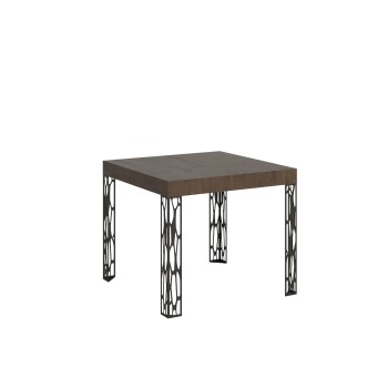 Ghibli table - Extendable table 90x90/246 cm Ghibli White Ash Anthracite frame