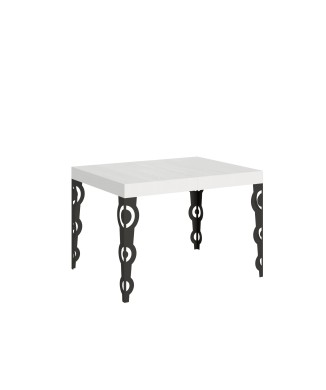 Karamay Anthracite Table - Extendable table 70x110/194 cm Karamay White Ash Anthracite frame