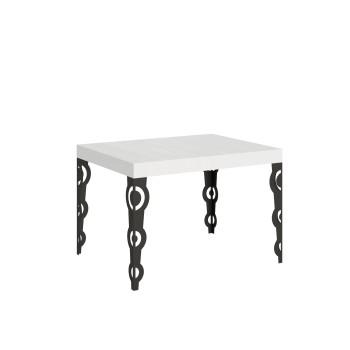 Karamay Anthracite Table - Extendable table 70x110/194 cm Karamay White Ash Anthracite frame