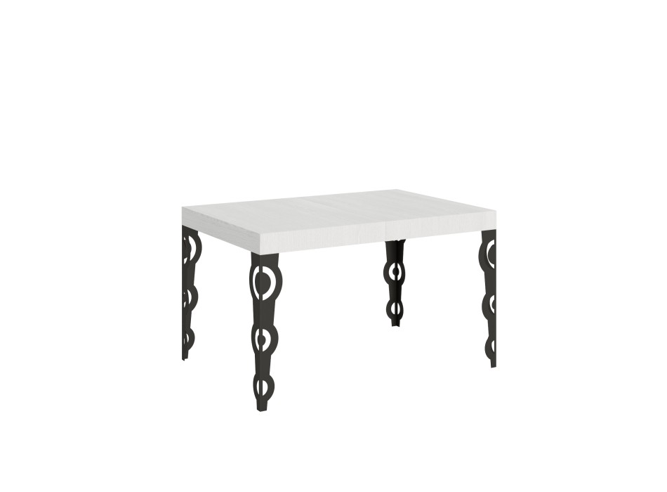 Karamay Anthracite Table - Extendable table 90X120/224 cm Karamay White Ash Anthracite frame