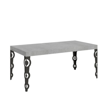 Karamay Anthracite Table - Extendable table 90x180/284 cm Karamay White Ash Anthracite frame