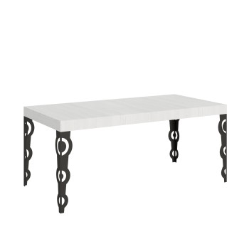 Karamay Anthracite Table - Extendable table 90x180/284 cm Karamay White Ash Anthracite frame