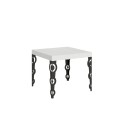 Extendable table 90x90/246 cm Karamay Anthracite frame