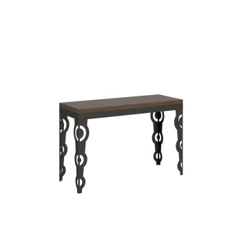 Karamay Double Table - Opening table 120/200x45/90 cm Karamay Double Oak Nature Anthracite frame