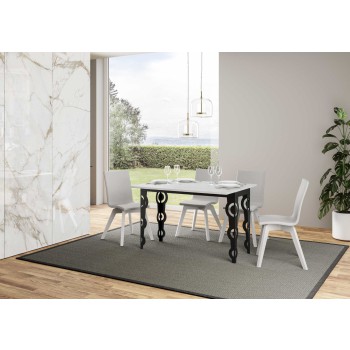 Karamay Double Table - Opening table 120/200x45/90 cm Karamay Double Oak Nature Anthracite frame