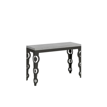 Karamay Double Table - Opening table 120/200x45/90 cm Karamay Double Oak Nature Anthracite frame