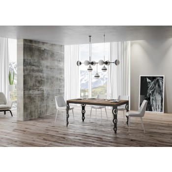 Karamay Evolution Anthracite Table - Extendable table 90x120/224 cm Karamay Evolution White Ash Anthracite frame