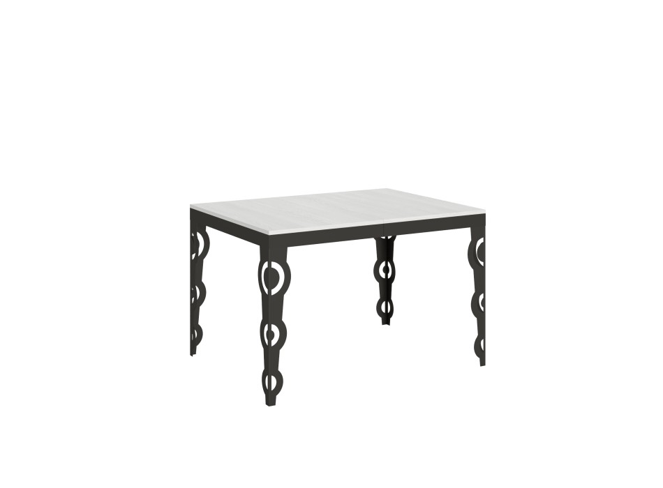 Karamay Evolution Anthracite Table - Extendable table 90x120/224 cm Karamay Evolution White Ash Anthracite frame