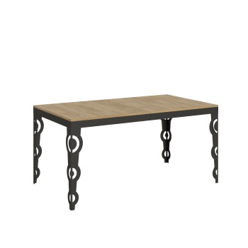 Karamay Evolution Anthracite Table - Extendable table 90x160/264 cm Karamay Evolution White Ash Anthracite frame