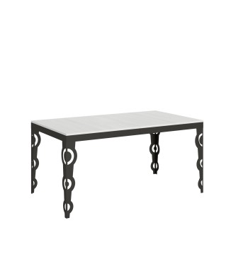 Karamay Evolution Anthracite Table - Extendable table 90x160/264 cm Karamay Evolution White Ash Anthracite frame