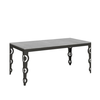 Karamay Evolution Anthracite Table - Extendable table 90x180/284 cm Karamay Evolution White Ash Anthracite frame