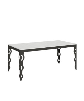 Karamay Evolution Anthracite Table - Extendable table 90x180/284 cm Karamay Evolution White Ash Anthracite frame