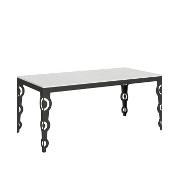 Karamay Evolution Anthracite Table - Extendable table 90x180/284 cm Karamay Evolution White Ash Anthracite frame