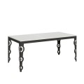 Extendable table 90x180/284 cm Karamay Evolution Anthracite frame