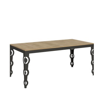 Karamay Evolution Anthracite Table - Extendable table 90x180/440 cm Karamay Evolution White Ash Anthracite frame