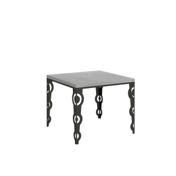 Karamay Libra Anthracite Table - Opening table 90x90/180 cm Karamay Libra Oak Nature Anthracite frame