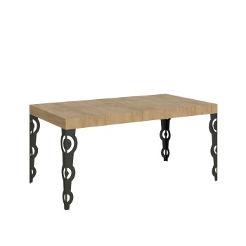 Karamay Premium Anthracite Table - Extendable table 90X120/224 cm Karamay Premium White Ash Anthracite frame