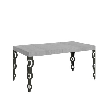 Karamay Premium Anthracite Table - Extendable table 90X120/224 cm Karamay Premium White Ash Anthracite frame