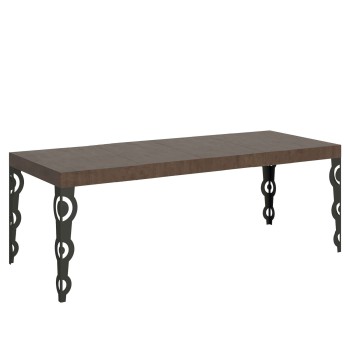 Karamay Premium Anthracite Table - Extendable table 90x160/264 cm Karamay Premium White Ash Anthracite frame