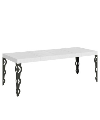 Karamay Premium Anthracite Table - Extendable table 90x160/264 cm Karamay Premium White Ash Anthracite frame