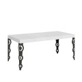 Extendable table 90x90/246 cm Karamay Premium Anthracite frame