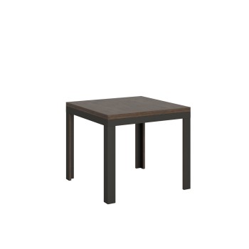 Libra Line Anthracite Table - Opening table 90x90/180 cm Libra Line Oak Nature Anthracite frame