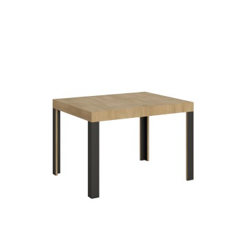 Linea Table - Extendable table 70x110/194 cm Linea White Ash Anthracite frame