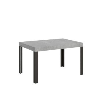 Linea Table - Extendable table 90x120/224 cm Linea White Ash Anthracite frame