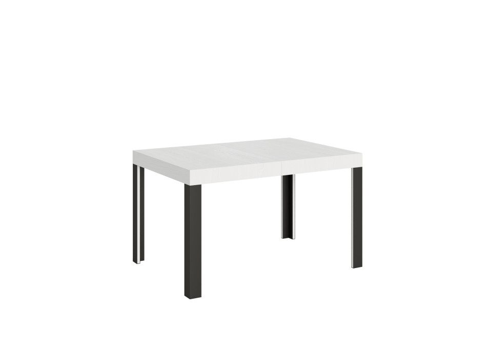 Linea Table - Extendable table 90x120/224 cm Linea White Ash Anthracite frame