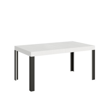 Linea Table - Extendable table 90x160/264 cm Linea White Ash Anthracite frame