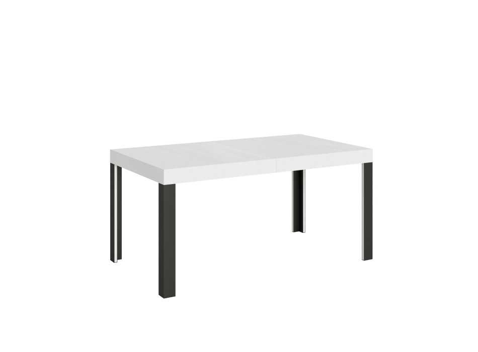 Linea Table - Extendable table 90x160/264 cm Linea White Ash Anthracite frame