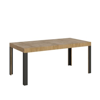 Linea Table - Extendable table 90x180/284 cm Linea White Ash Anthracite frame