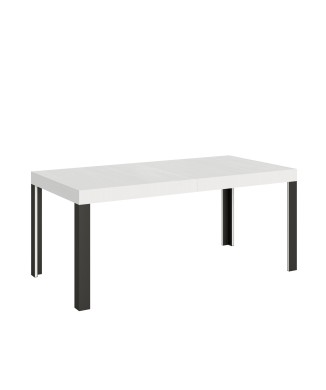 Linea Table - Extendable table 90x180/284 cm Linea White Ash Anthracite frame