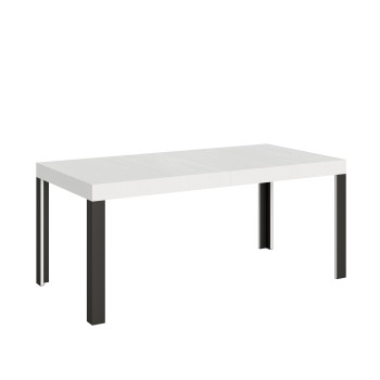 Linea Table - Extendable table 90x180/284 cm Linea White Ash Anthracite frame